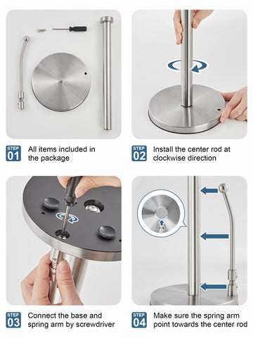 SMARTAKE on countertop for quick, mess-free towel access in kitchen.