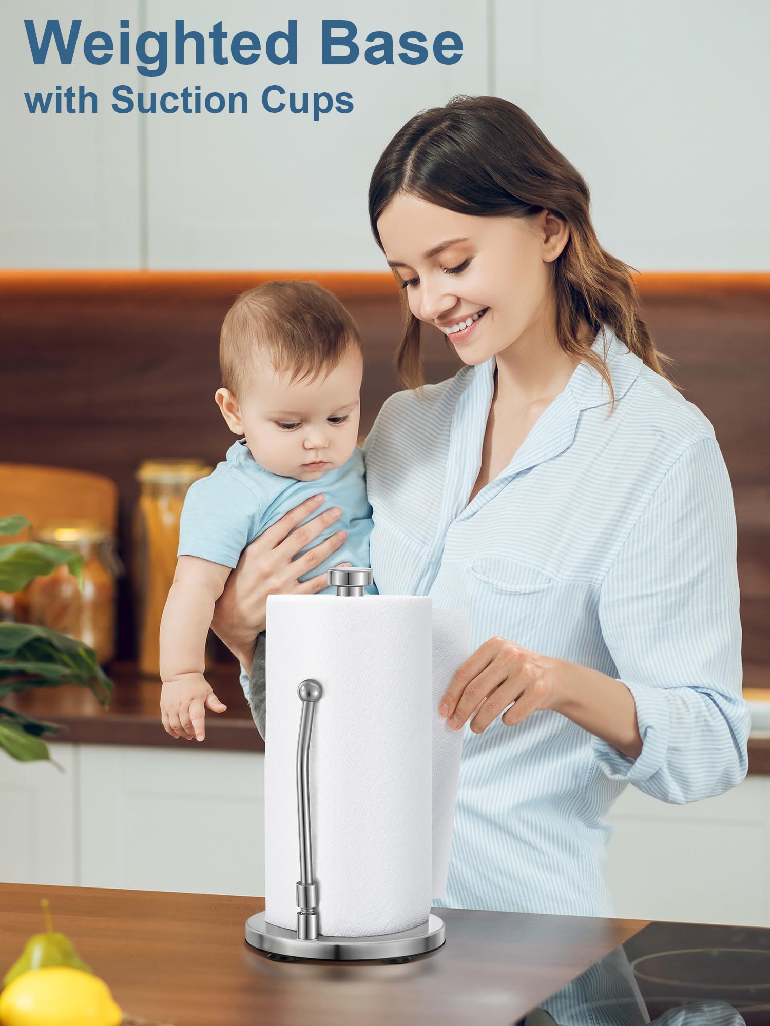 SMARTAKE daily use on kitchen counter keeps towels organized.