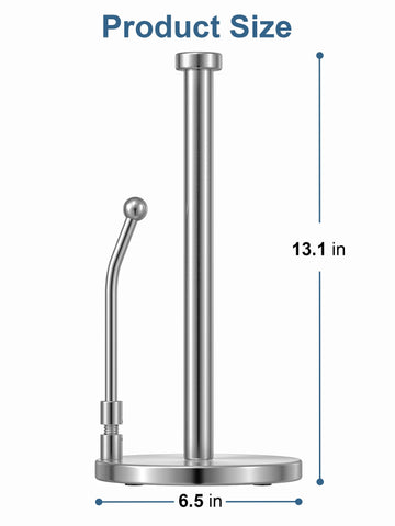 SMARTAKE spring arm provides gentle tearing for 13–15 cm rolls.