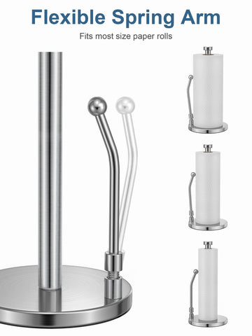 SMARTAKE widened top handle facilitates moving and replacing rolls.