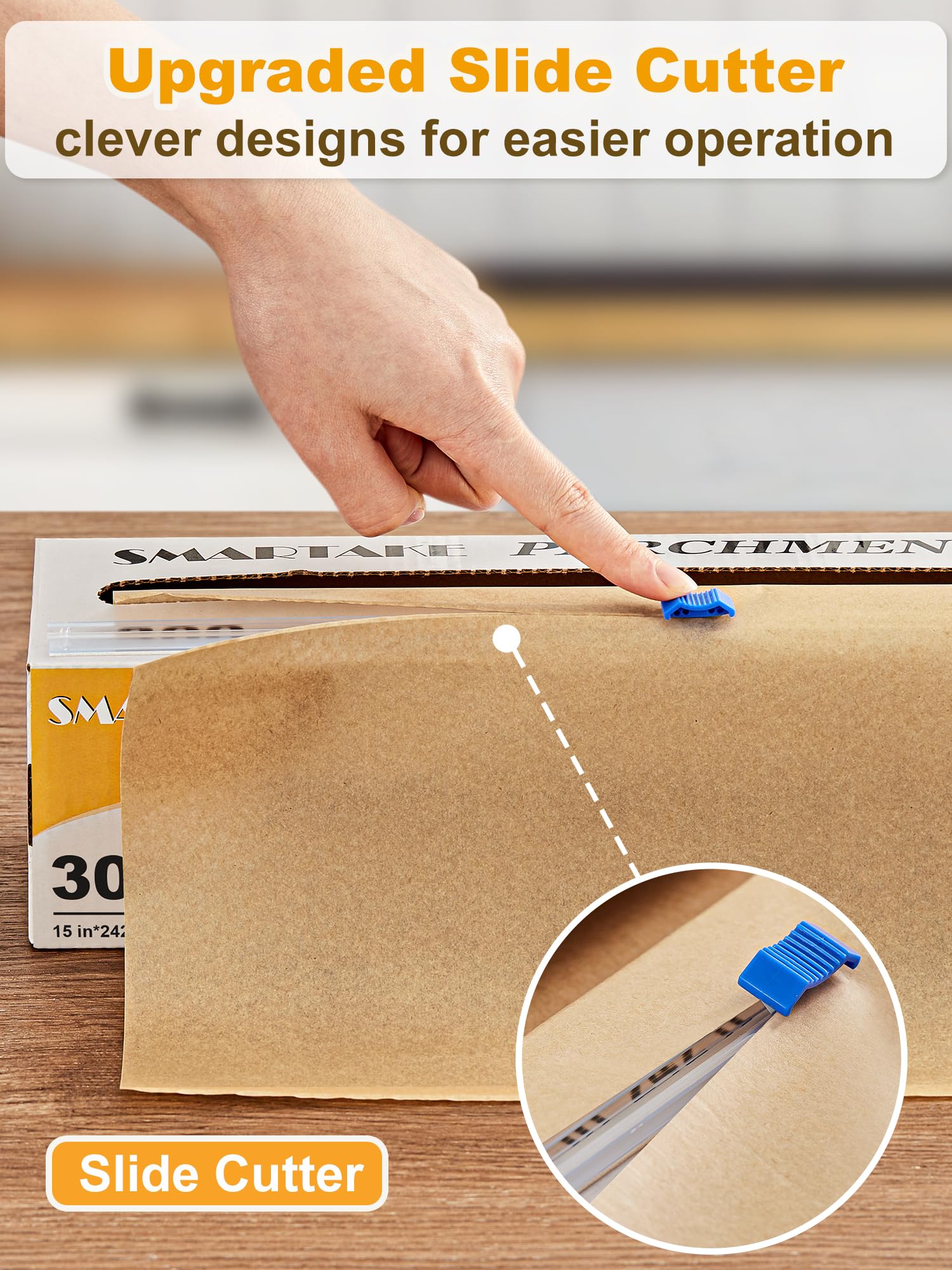 SMARTAKE 300 sq ft roll provides long-lasting baking sheets