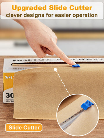 SMARTAKE 300 sq ft roll provides long-lasting baking sheets