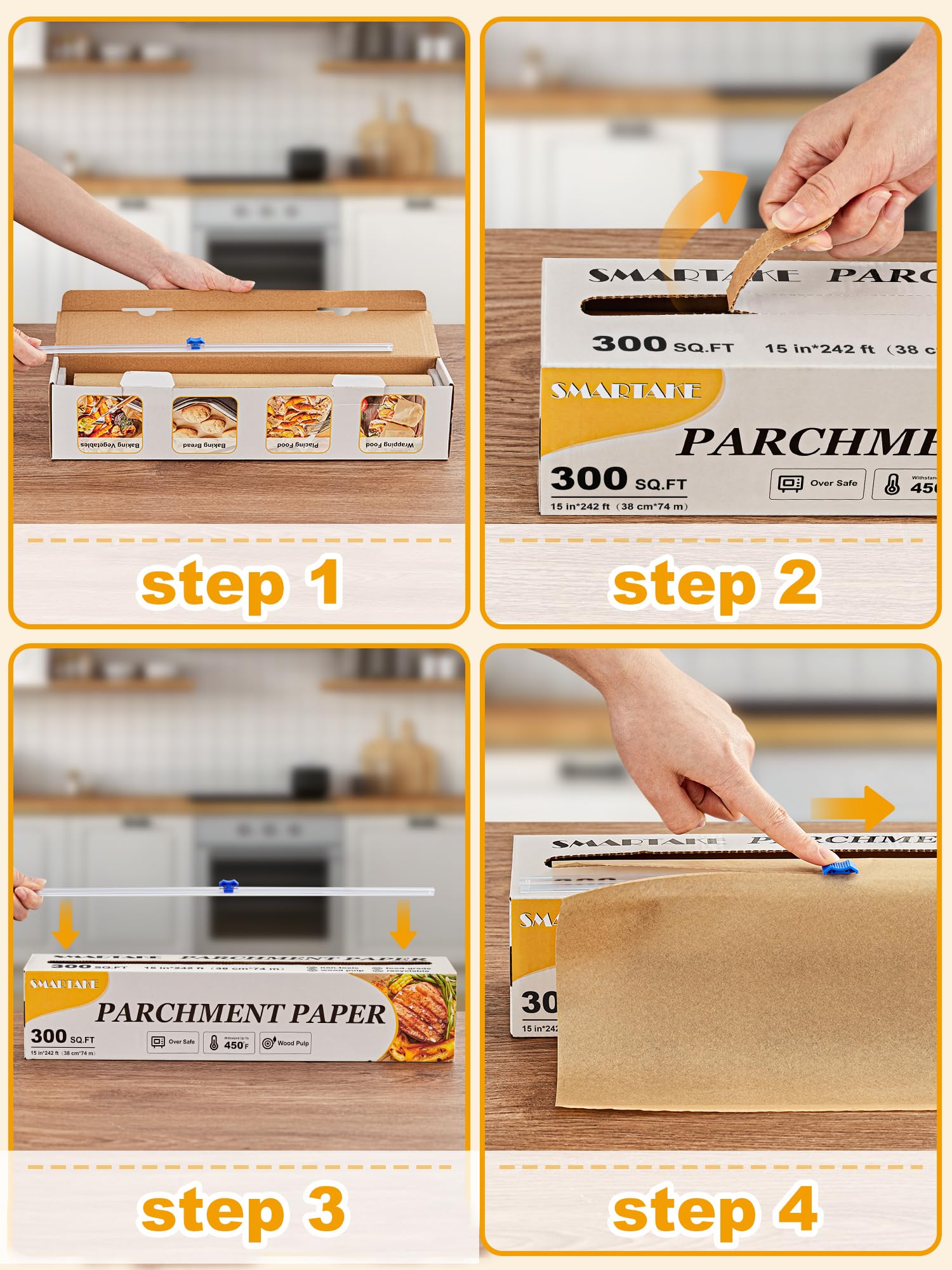 SMARTAKE parchment works in microwave for quick reheats