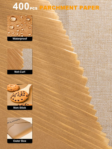 SMARTAKE versatile parchment handles cookies, bread, meat, pizza.