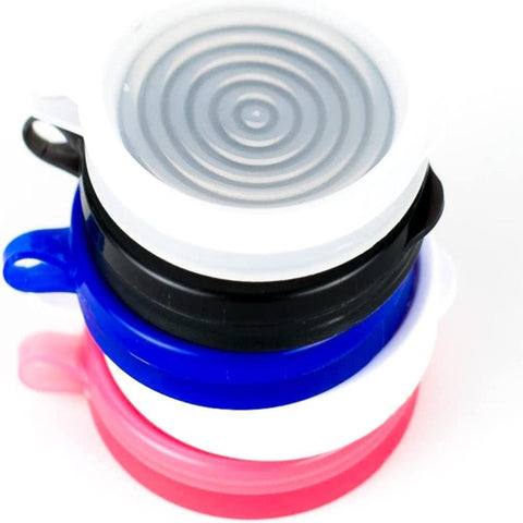 Smarter-Seal lid on a standard can helps maintain carbonation during travel