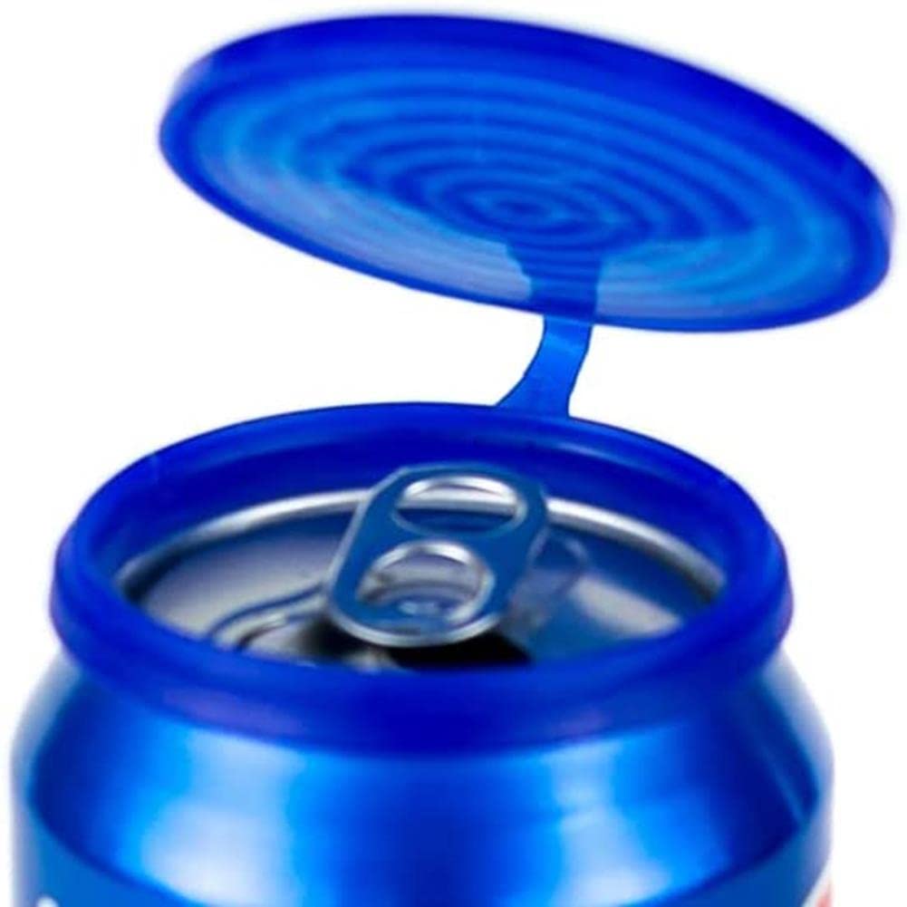 Smarter-Seal lid covers a beer can to protect taste and prevent spills at outdoor events