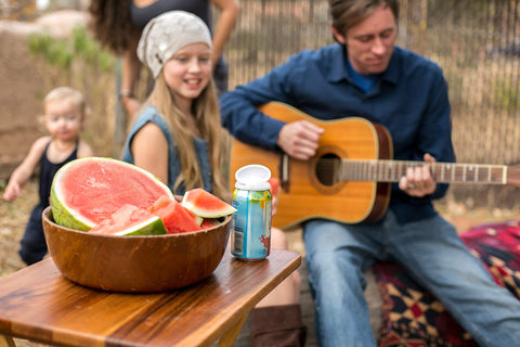 Smarter-Seal safe drinking lid protects can tops during use.