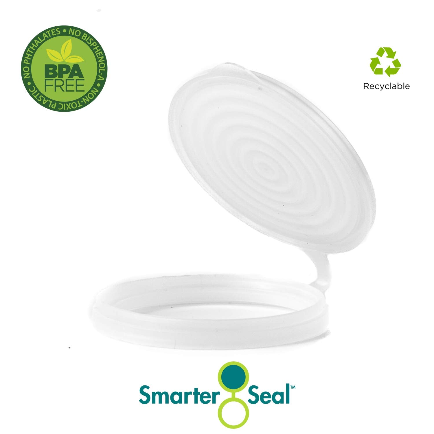Smarter-Seal lid designed for travel keeps drinks sealed on the go.