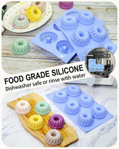 Oven, microwave, and freezer safe for baking, chilling, or freezing treats.