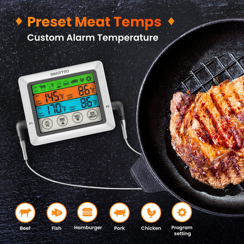 SMARTRO ST54 commercial-grade probes resist heat and water for durability