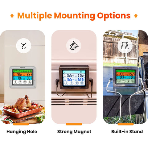SMARTRO ST54 rugged probes endure hot kitchens and grills