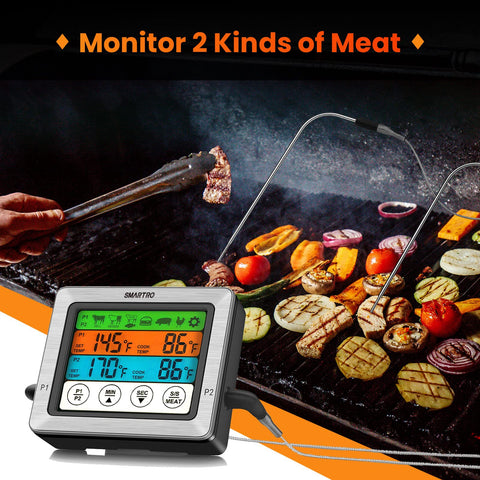 SMARTRO ST54 presets and customizable temps tailor cooking to taste