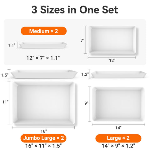 SmartTrends medium tray ideal for snacks and desserts on the table