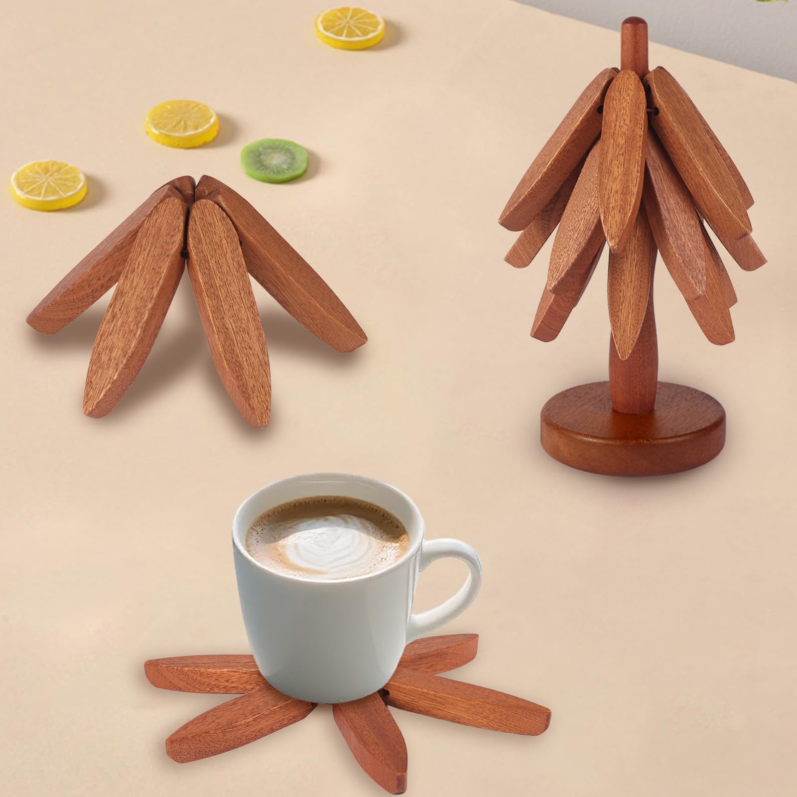Smartwikiit christmas-tree design trivet adds festive flair while serving as a hot pad.