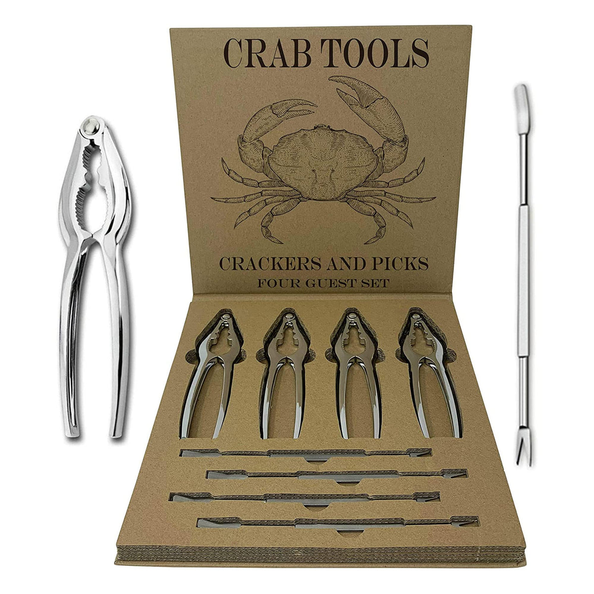 Smedley & York crab leg crackers set of four eases shell cracking at home.