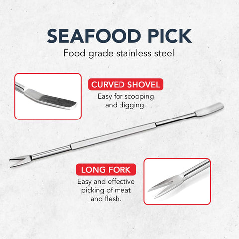 Smedley & York dishwasher-safe seafood tools simplify post-meal cleanup.