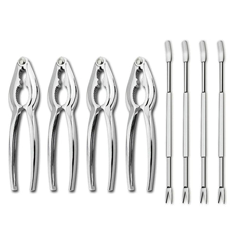 Smedley & York set enhances intimate seafood dinners with easy cracking.