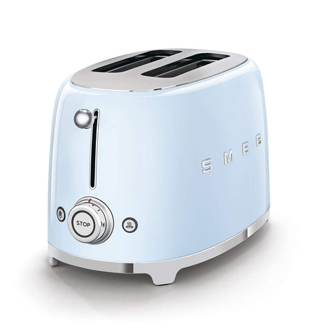 Smeg TSF01PBUS control knob image showcasing Reheat/Defrost/Bagel options for convenience.