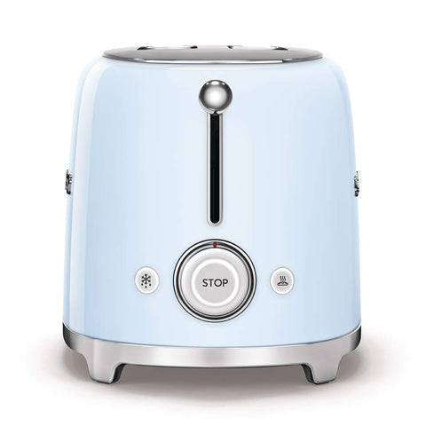 Smeg TSF01PBUS self-centering racks ensure even browning for thicker slices.