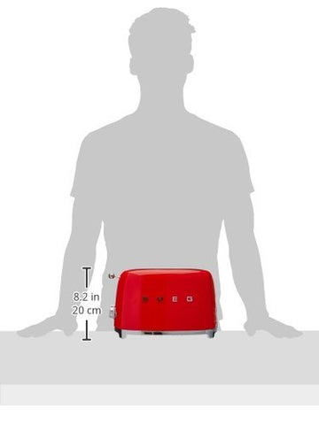 Smeg TSF01RDUS chrome backlit knob for quick control at a glance