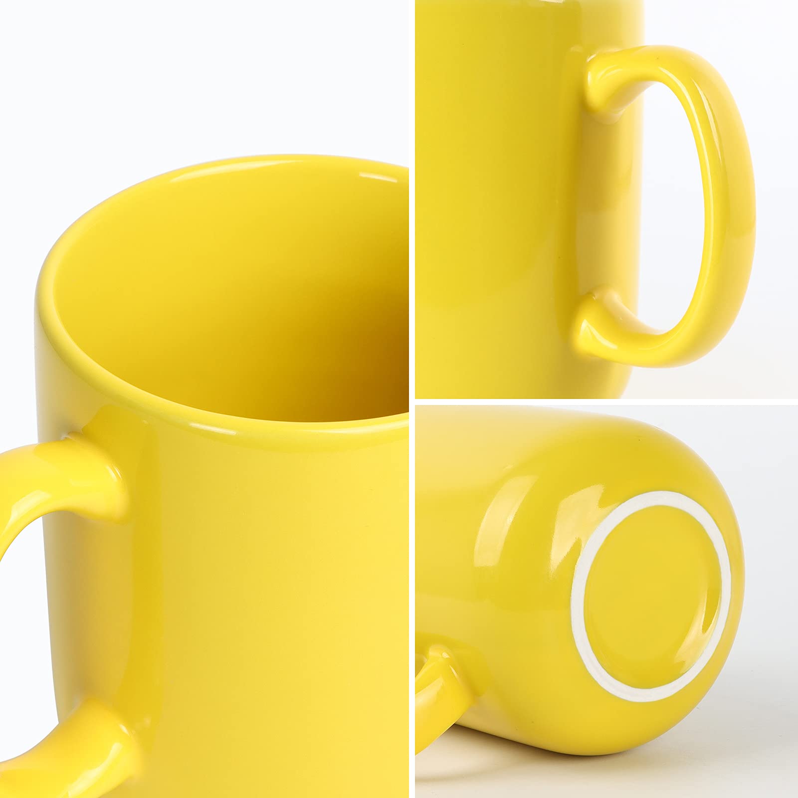 Smilatte 20oz mug ideal for coffee, tea, or cocoa routines.