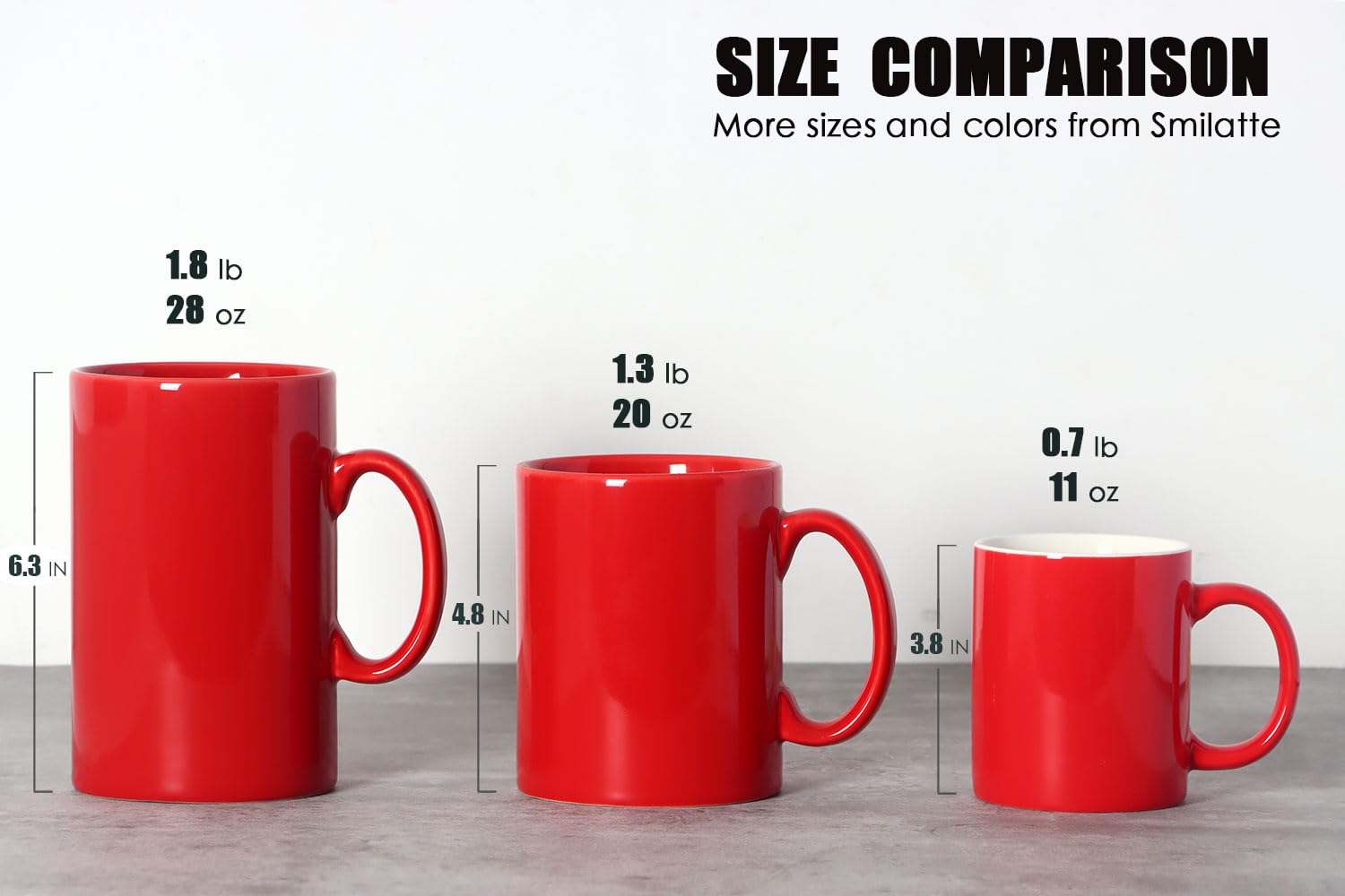 Smilatte M018 classic porcelain mug for everyday coffee rituals.
