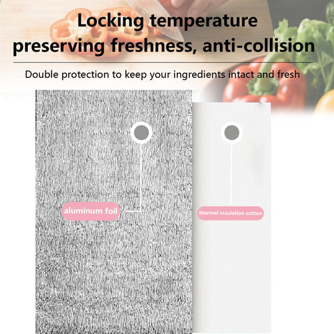 Smilco insulation bag ideal for fruits and beverages during delivery.