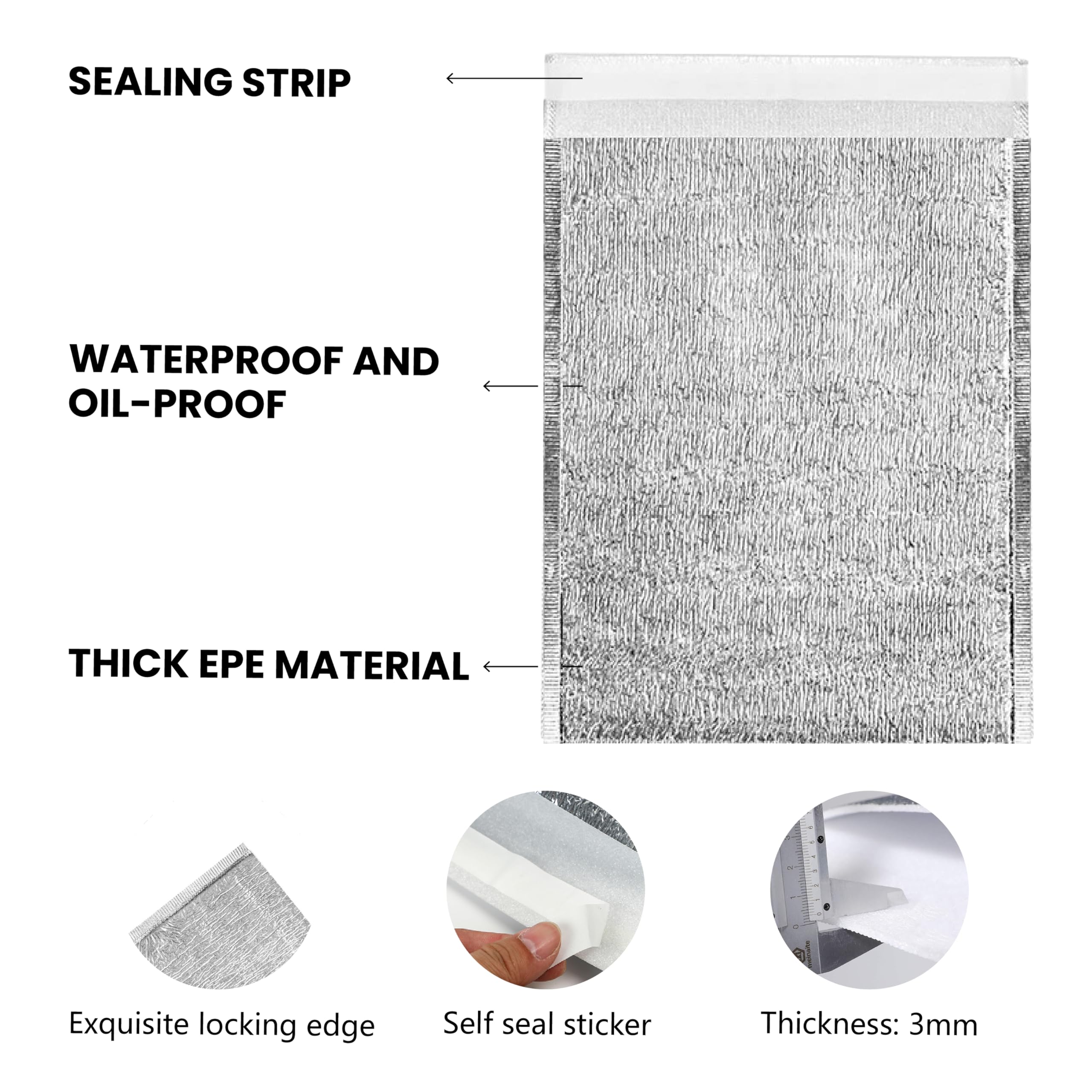 Smilco insulation bag designed for seafood transport to keep cold.