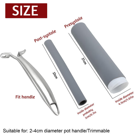 Smilelife handle sleeve shows non-slip grip for safer cooking.