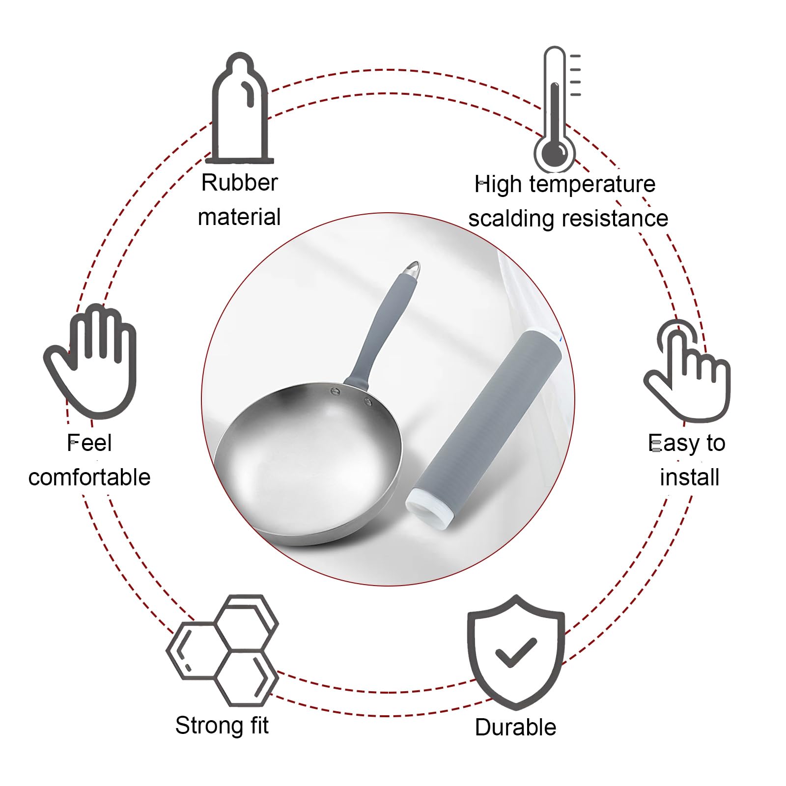 Smilelife broad compatibility with pots and pans for multipurpose use.