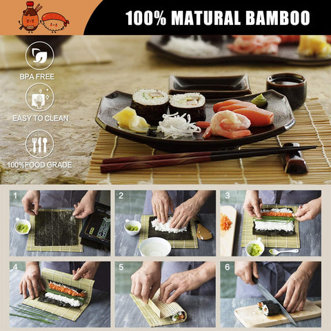 SmileTools sushi knife provides precise, clean cuts of fish and vegetables.