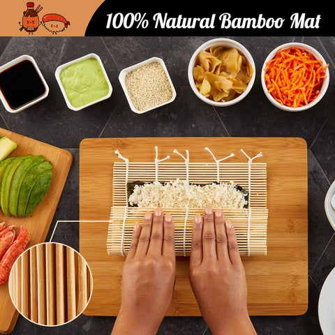 SmileTools wooden chopsticks for precise sushi rolling