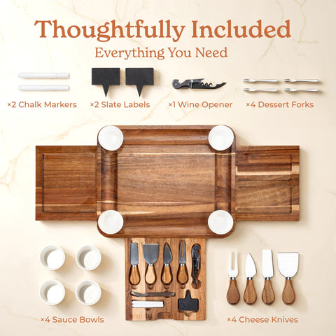 SMIRLY acacia wood grain close-up showing durability and character