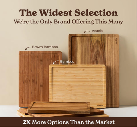 SMIRLY bamboo-cutting-board-3-pack provides complete kitchen coverage for tasks.