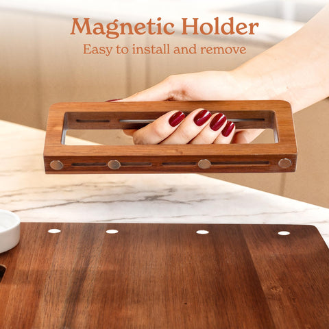 SMIRLY charcuterie board with ceramic bowls ready to hold dips and nuts during gatherings