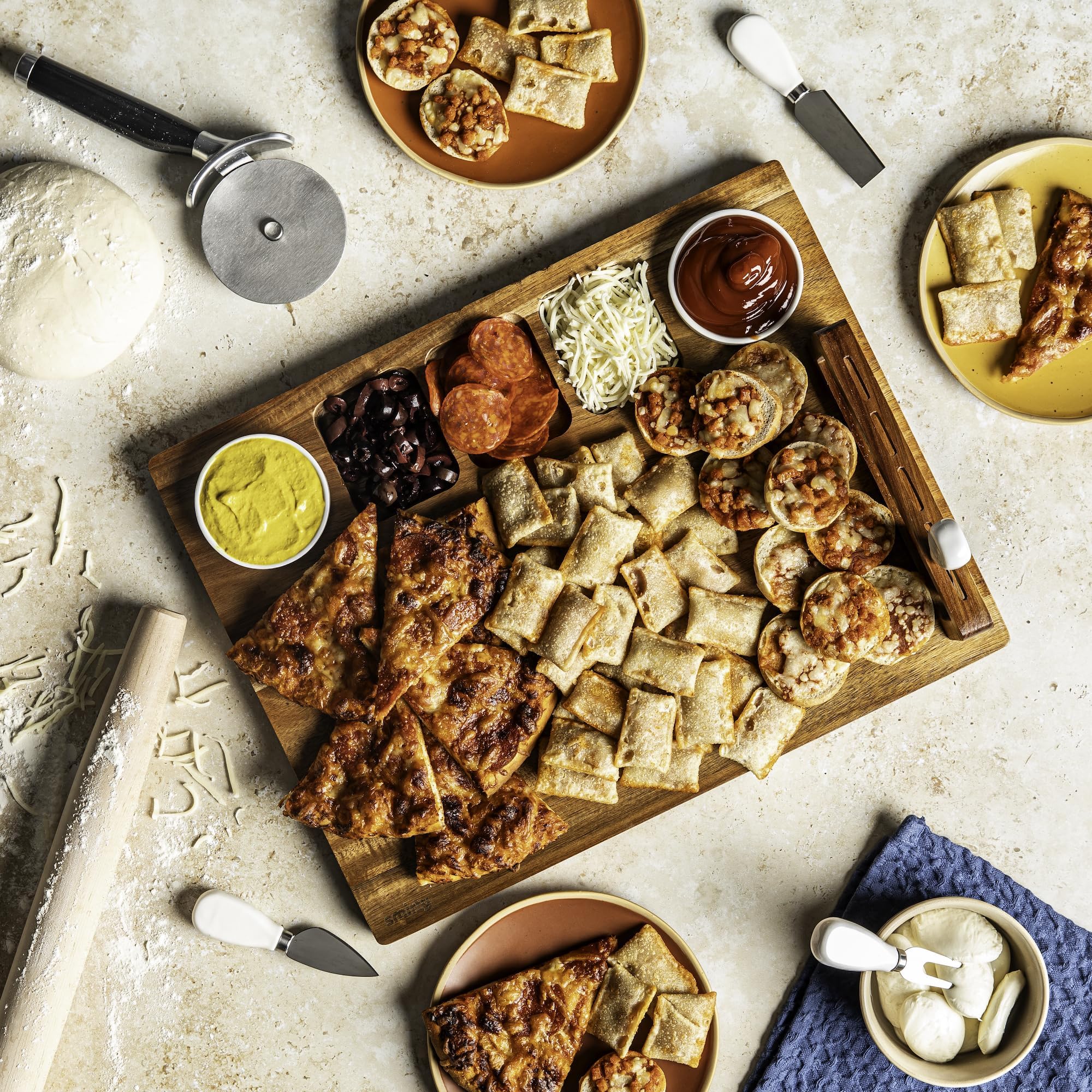 SMIRLY assembled platter ready for stylish serving at home parties