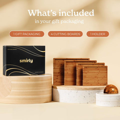 SMIRLY charcuterie cheese serving board for elegant presentations.