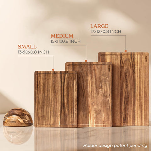 SMIRLY cutting boards are easy to clean and maintain.