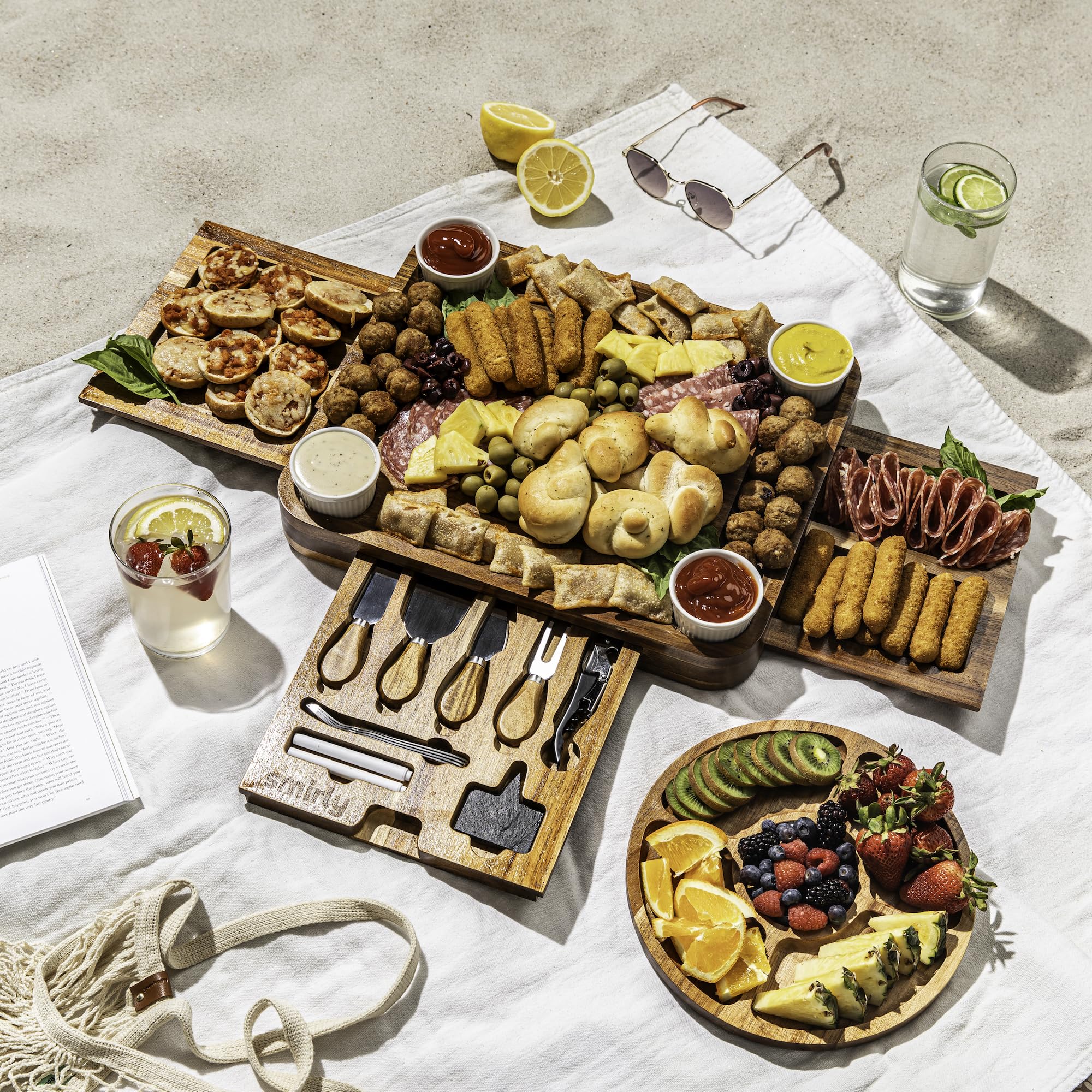 SMIRLY display ideas for hosts with vibrant charcuterie arrangements