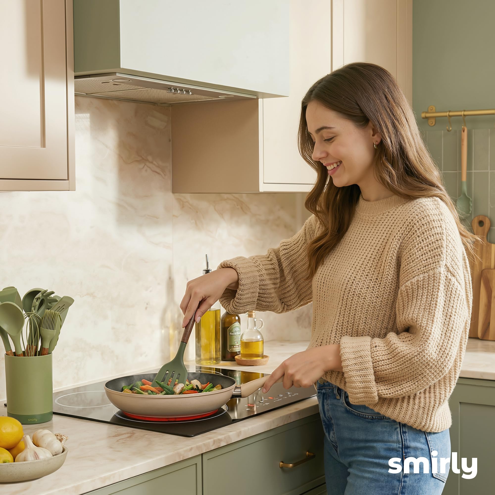 Durable SMIRLY kitchen tools ready for easy everyday cleanup