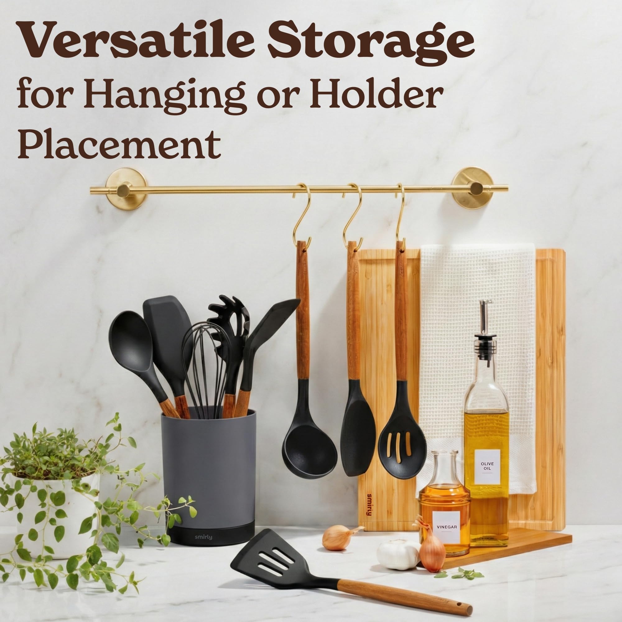 SMIRLY easy clean kitchen utensils simplify after cooking