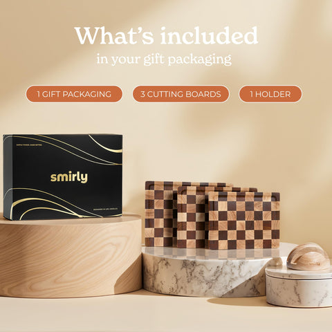 Smirly end grain close-up shows blade-friendly surface