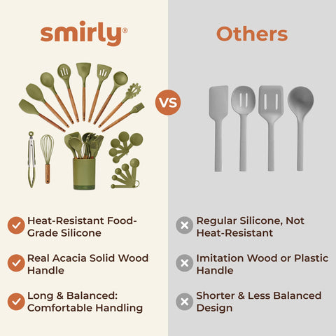 SMIRLY kitchen holder organizing utensils on the counter