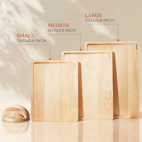 SMIRLY large board doubles as stylish charcuterie tray for gatherings.