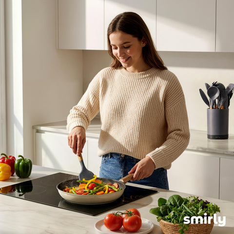 SMIRLY 22-piece silicone utensil set for a complete kitchen upgrade.