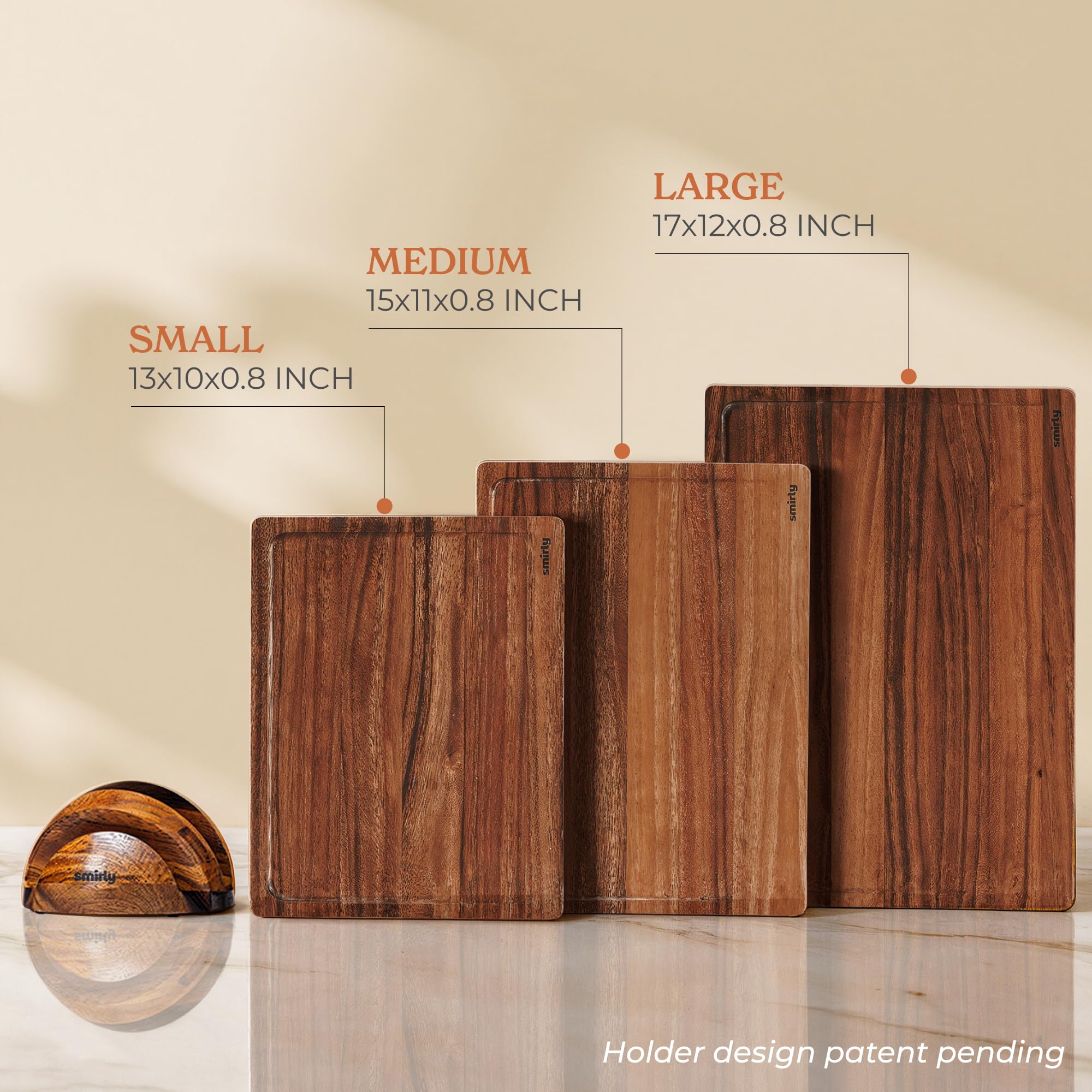 SMIRLY board grain detail highlights natural beauty and longevity.