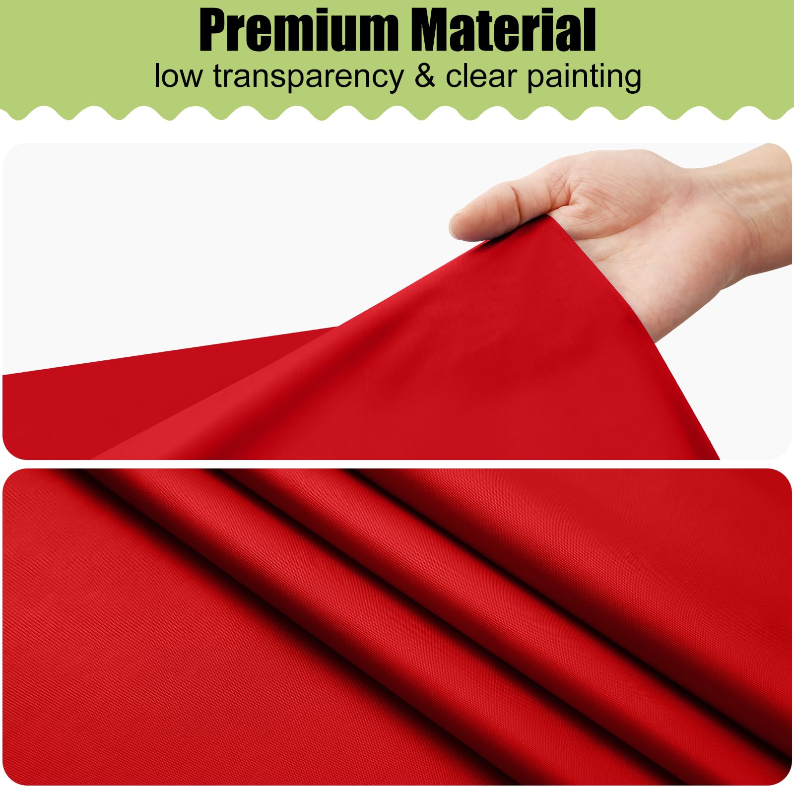 Smiry sturdy plastic table cover in red, 54x108 inches, protects during celebrations.