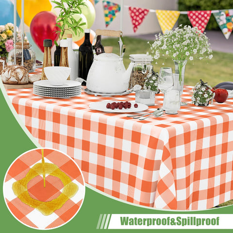 Smiry disposable tablecloth pack-3 provides versatile setups for parties and picnics.