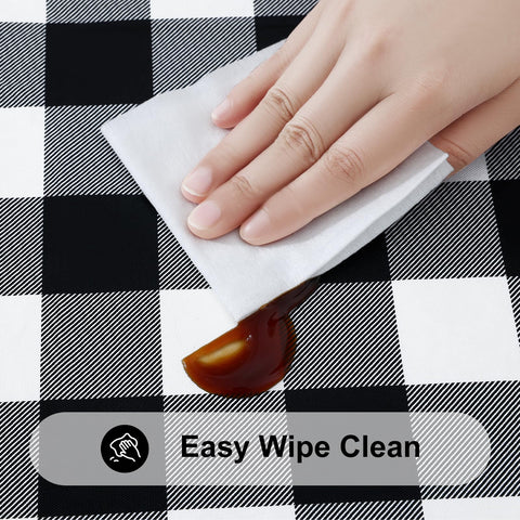 Smiry fitted 30x96 tablecloth with elastic edge stays put.