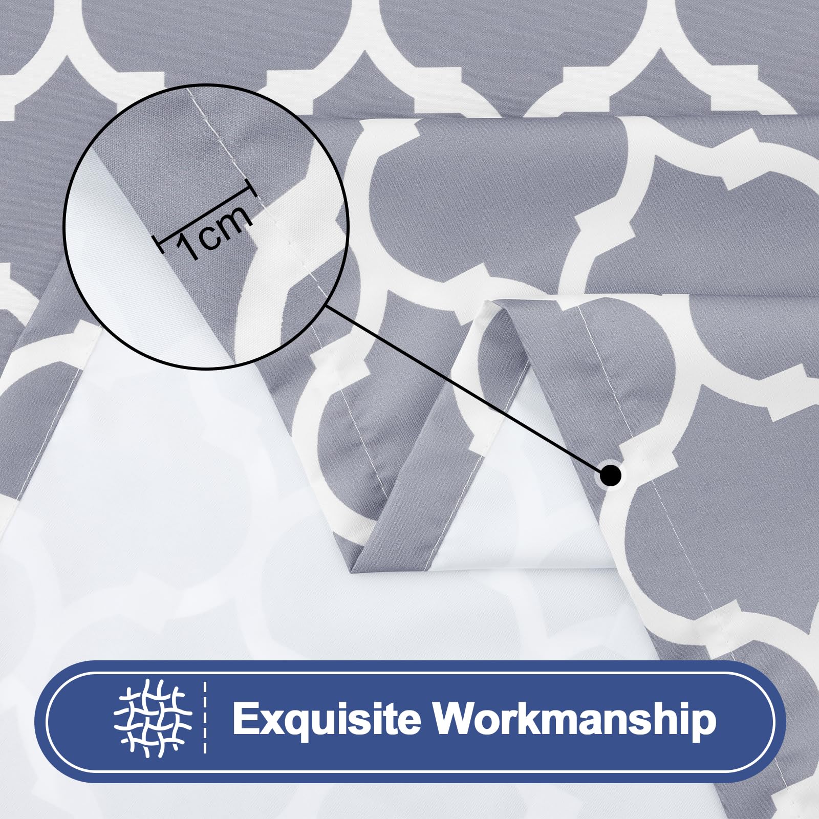 Smiry premium polyester rectangle tablecloth resists fading and scratches for long-lasting use